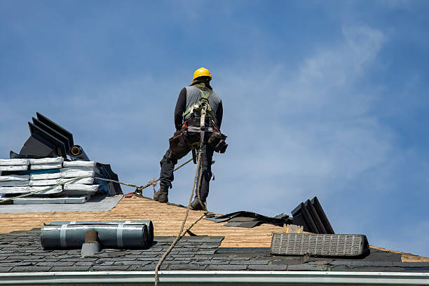 Professional Gutter Installation technician working in Sullivan's Island, SC